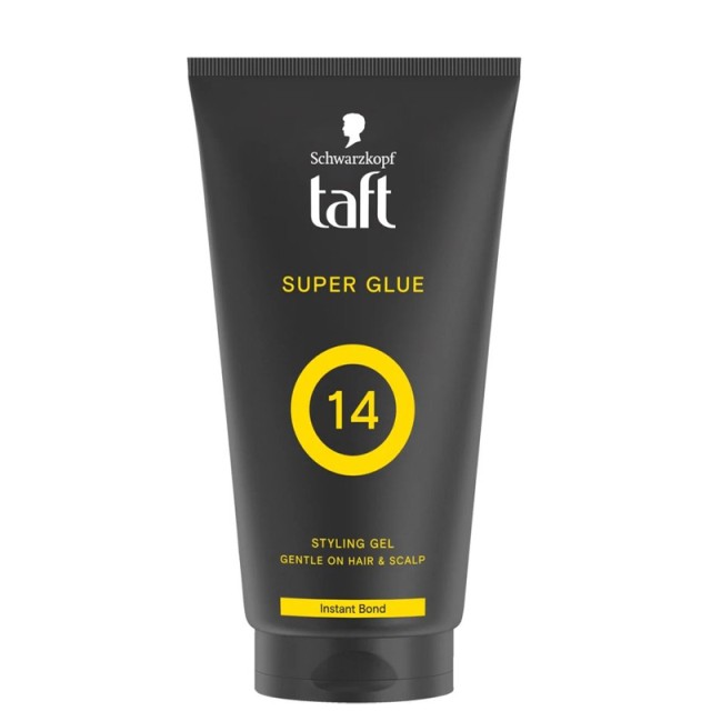 Schwarzkopf Taft Super Glue Styling Gel Τζελ Μαλλιών για Super Δυνατό Κράτημα, 150ml