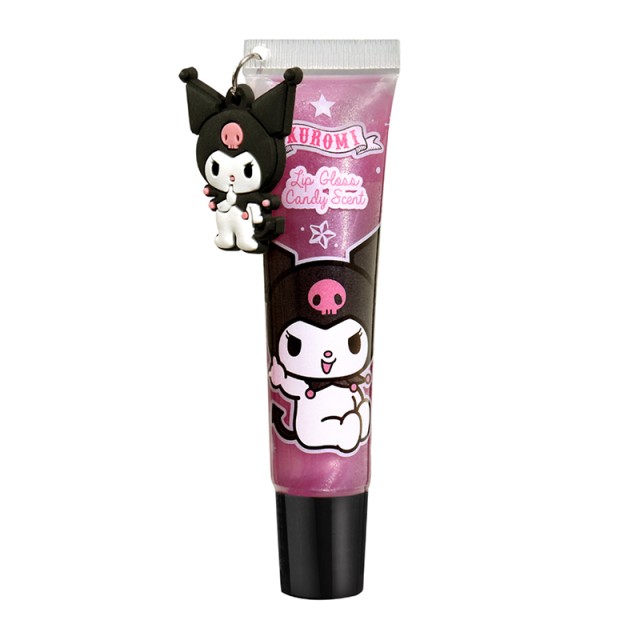 AIR-VAL Kuromi Lip Gloss Candy Scent & Charm, Παιδικό Λιπ Γκλος 13ml με Άρωμα Ζαχαρωτό & Μπρελόκ