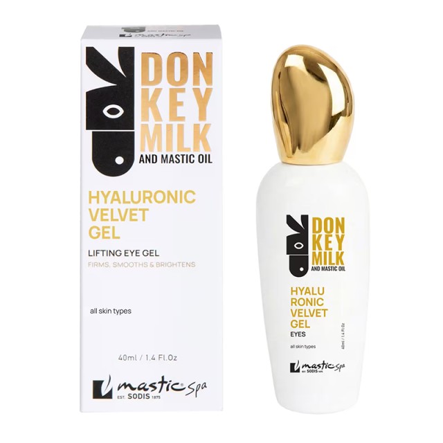 Mastic Spa Donkey Milk & Mastic Oil Lifting Eye Gel, Κρέμα Ματιών με Υαλουρονικό, Γάλα Γαϊδούρας & Έλαιο Μαστίχας 40ml
