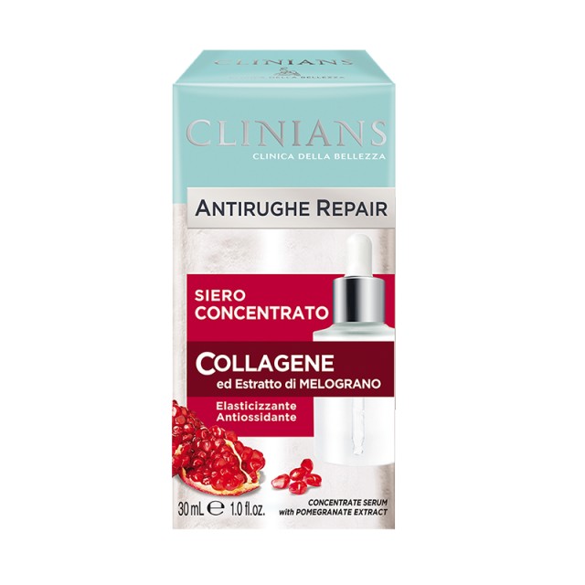 Clinians Antiwrinkle Repair Concentrated Serum, Αντιρυτιδικός Ορός Προσώπου με εκχύλισμα ροδιού, 30ml