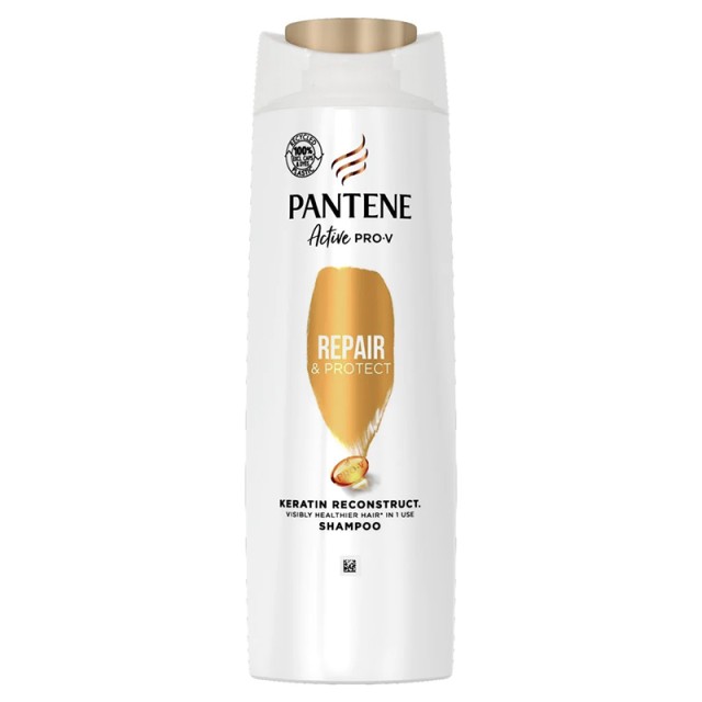 Pantene Pro-V Repair & Protect, Σαμπουάν Αναδόμησης & Προστασίας για Ξηρά & Ταλαιπωρημένα Μαλλιά, 270ml