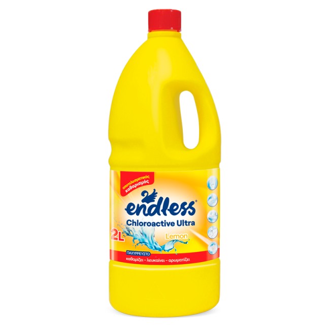 Endless Ultra Lemon, Παχύρρευστη Χλωρίνη 2lt