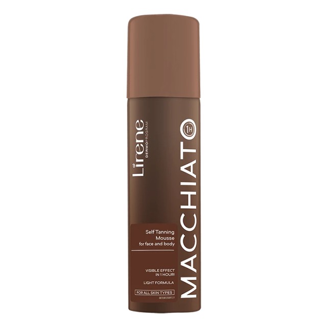 Lirene Self-Tanning Face & Body Mousse Macchiato, Αφρός Αυτομαυρίσματος για Πρόσωπο & Σώμα 150ml