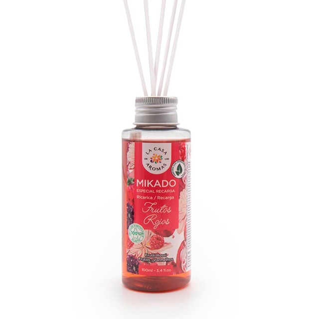 La Casa de Los Aromas Red Fruits, Αρωματικός Διαχυτήρας σε Στικ 100ml