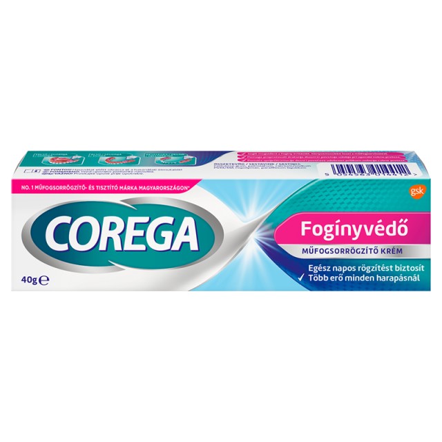 Corega Gum Protection, Κρέμα Στερέωσης Τεχνητής Οδοντοστοιχίας για Ευαίσθητα Ούλα, 40g