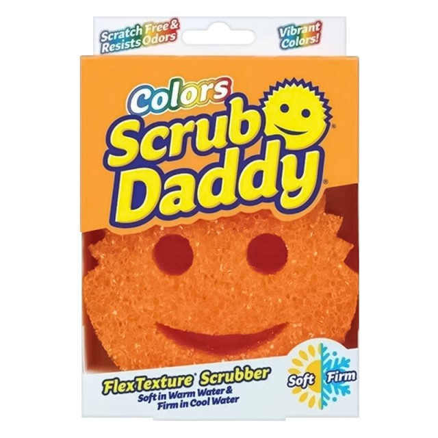 Scrub Daddy Colors Πορτοκαλί, Σφουγγάρι πολλαπλών χρήσεων, 1τμχ