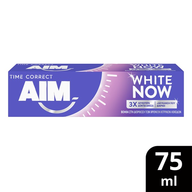 Aim White Now Time Correct White Now Οδοντόκρεμα για Λεύκανση, 75ml