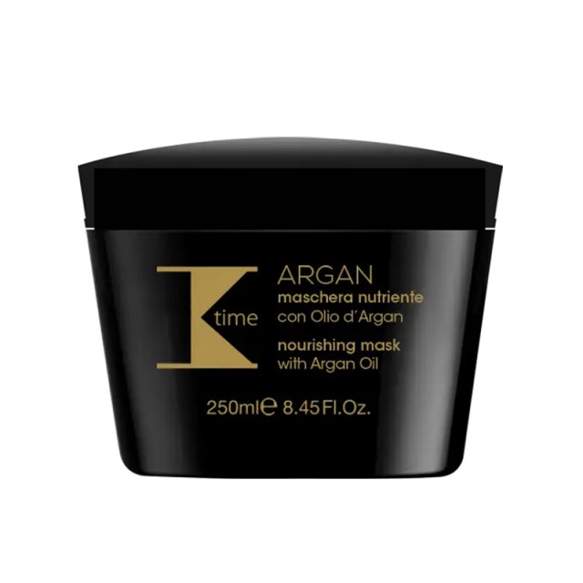 K-Time Argan Time Nourishing Mask with Argan Oil, Μάσκα Περιποίησης & Ενδυνάμωσης Μαλλιών με Έλαιο Αργκάν για Ξηρά & Θαµπά µαλλιά 200ml