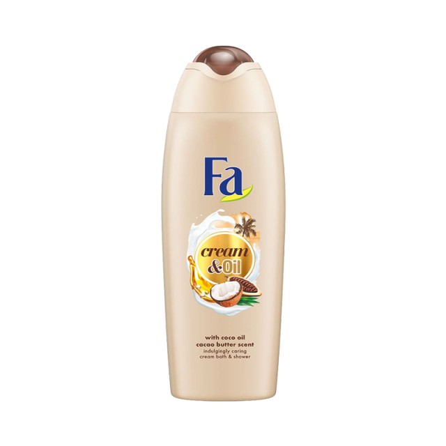 Fa Cream & Oil Cacao Butter Cream Bath, Αφρόλουτρο, 750ml
