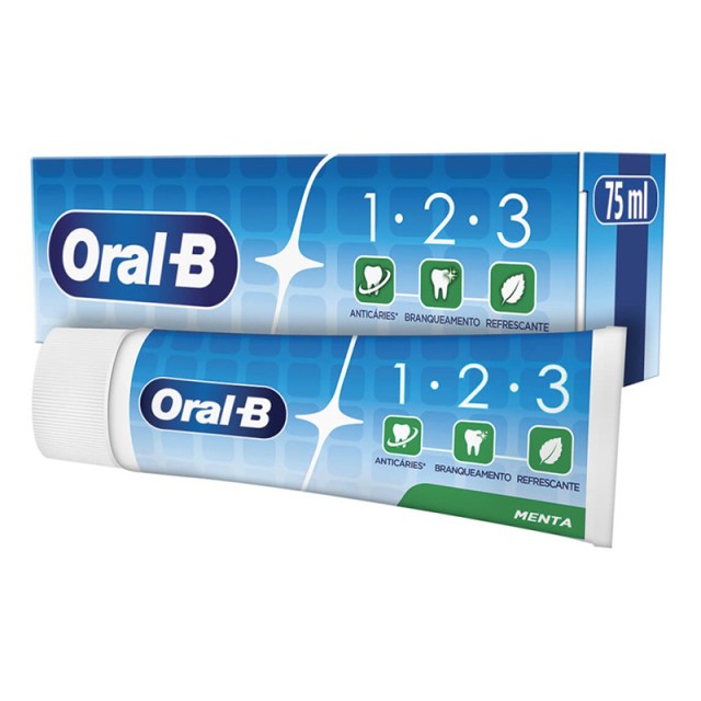 Oral-B 123 Δροσερή Μέντα, Οδοντόκρεμα, 75ml