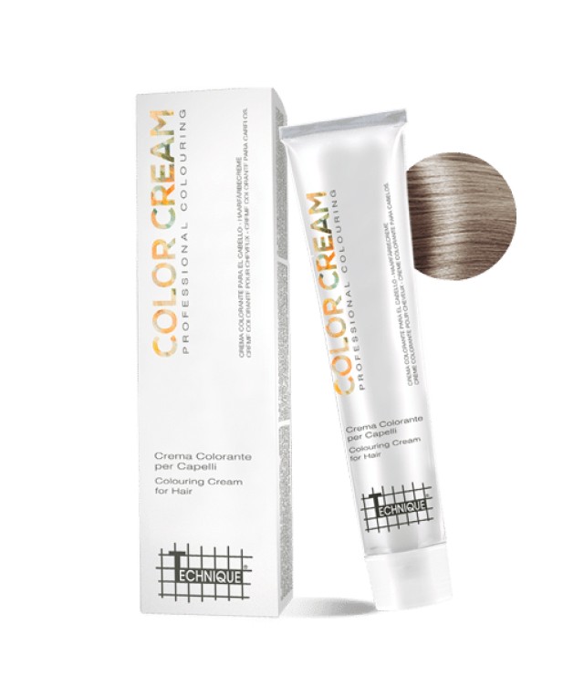 Technique Color Cream Μπεζ Αποχρώσεις, Μόνιμη Βαφή σε Σωληνάριο, 100ml - Ξανθό Πολύ Ανοιχτό Μπεζ 9.12