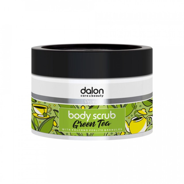 Dalon Prime Green Tea Body Scrub, Κρέμα Απολέπισης 500ml