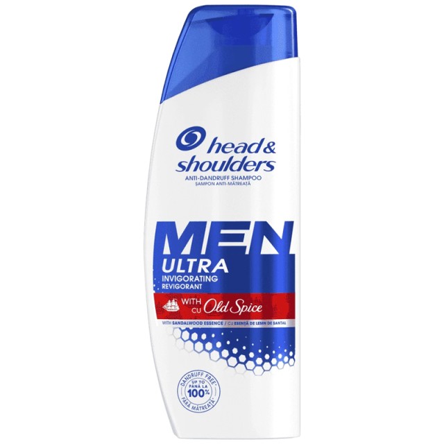 Head & Shoulders Men Ultra Invigorating Σαμπουάν Μαλλιών Αντιπυτιριδικό με Old Spice, 330ml