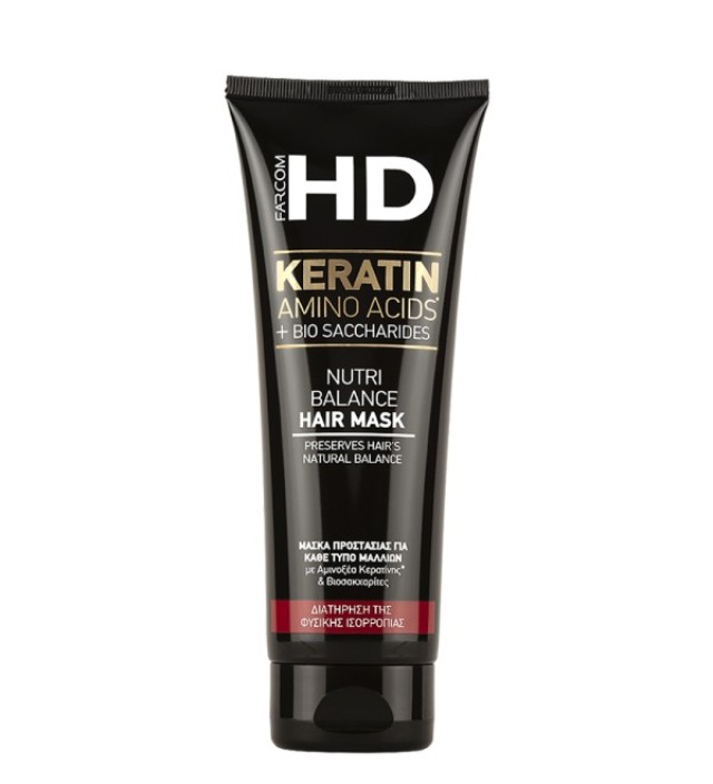 HD Nutribalance Hair Mask, Μάσκα Προστασίας για Κάθε Τύπο Μαλλιών, 250ml