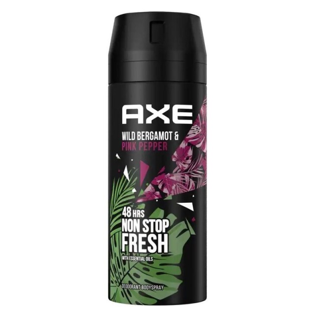 Axe Wild Fresh Bergamot & Pink Pepper, Ανδρικό Αποσμητικό Σπρέι, 150ml