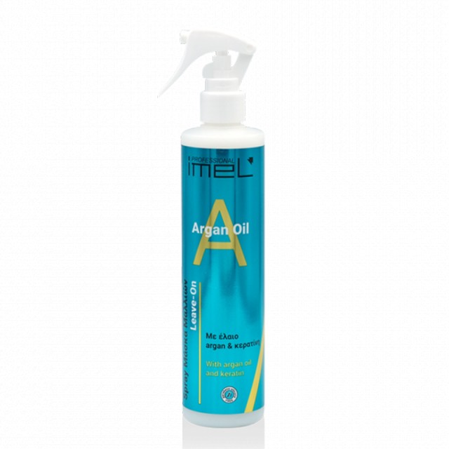 Imel Argan Oil Leave in Spray Hair Mask, Σπρέι Μάσκα για Ξηρά & Ταλαιπωρημένα Μαλλιά 300ml