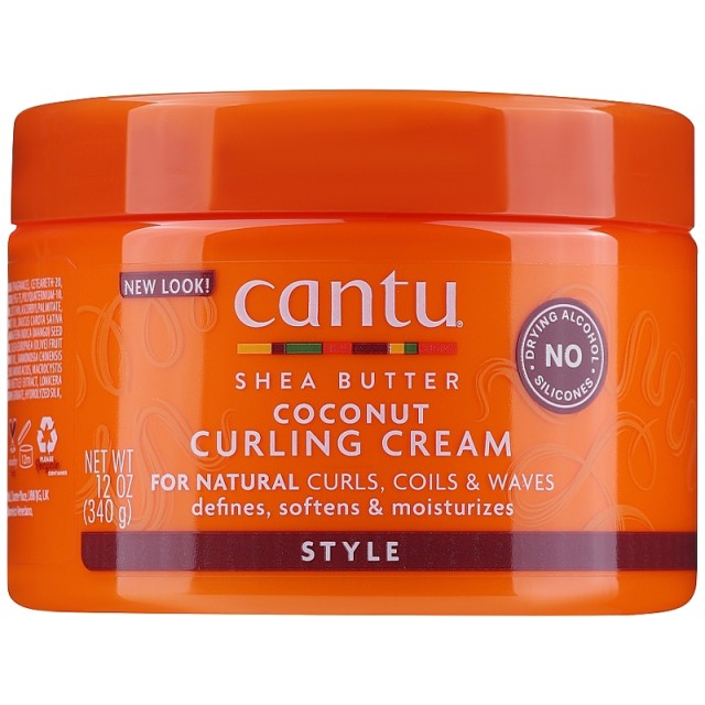 Cantu Shea Butter Coconut Curling Cream, Κ΄ρεμα Styling για Σγουρά Μαλλιά, 355ml