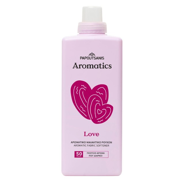 Papoutsanis Aromatics Love, Μαλακτικό Ρούχων, 1lt