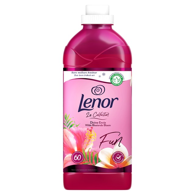 Lenor Wild Flower Bloom Μαλακτικό Ρούχων 60 Μεζούρες, 1.38L