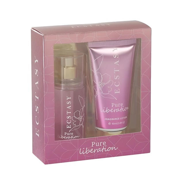 Ecstasy Pure Liberation Gift Set: Body Cream 90ml & Body Mist 90ml, Σετ Δώρου Περιποίησης