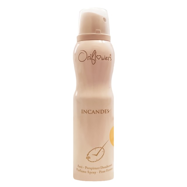 Oriflowers Incandes Deo Spray,  Αποσμητικό Σπρέι 150ml