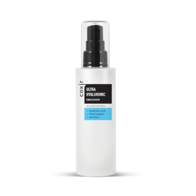 COXIR Ultra Hyaluronic Emulsion, Ενυδατικό Γαλάκτωμα Προσώπου με Υαλουρονικό Οξύ, 100ml