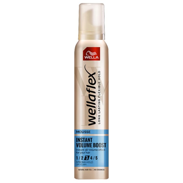 Wella Wellaflex Instant Volume Boost Mousse for Hair 200ml