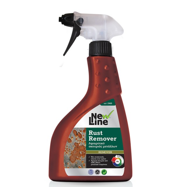 New Line Rust Remover, Αφαιρετικό Σκουριάς Μετάλλων, 500ml