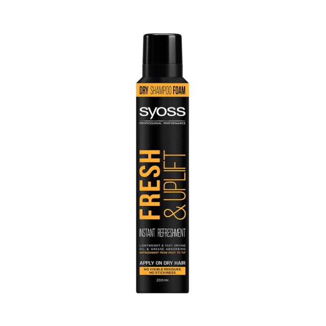 Syoss Foam Fresh & Uplift, Dry Shampoo, 200ml