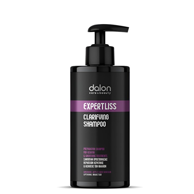 Dalon Expertliss Clarifying Shampoo, Σαμπουάν Για Προετοιμασία των Μαλλιών Πριν Από Θεραπείες Κερατίνης & Λείανσης, 300ml