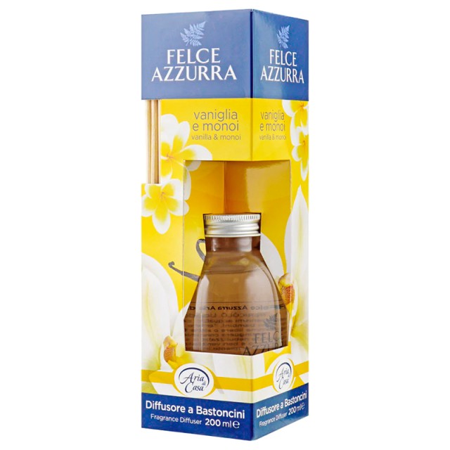 Felce Azzurra Vanilla & Monoi, Αρωματικός Διαχυτήρας σε Στικ 200ml