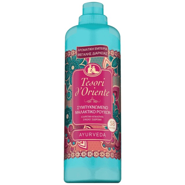 Tesori d'Oriente Ayurveda Amla Oil & Patchouli, Μαλακτικό Ρούχων, 58μεζ. 1160ml
