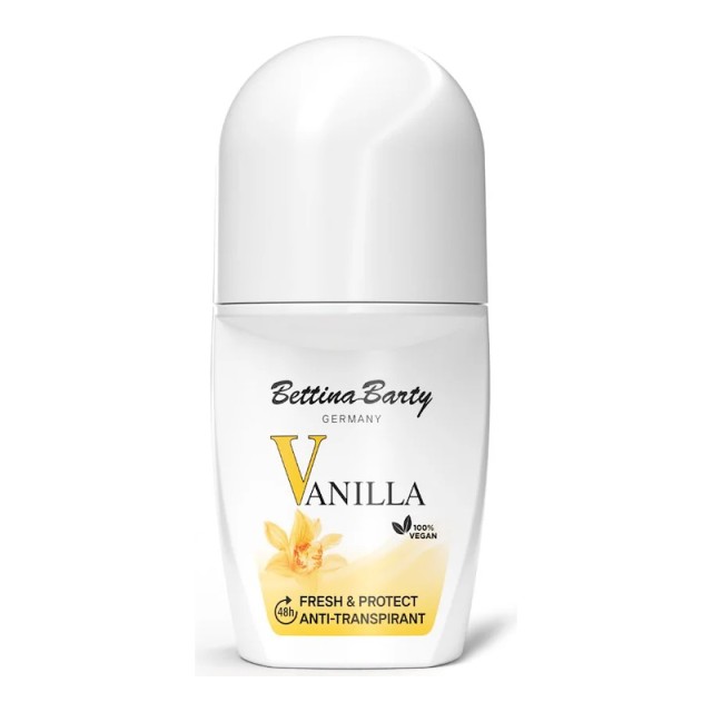 Bettina Barty Vanilla Αποσμητικό Roll-on 48h 50ml