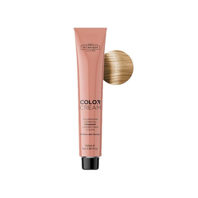 Technique Color Cream Μπεζ Αποχρώσεις, Μόνιμη Βαφή σε Σωληνάριο, 100ml - Ανοιχτό Ξανθό Περλέ, 8.39