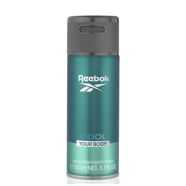 Reebok Cool Your Body For Him Deo Body Spray, Αποσμητικό Σπρέι 150ml