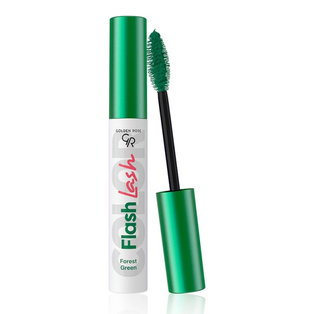 Golden Rose Flash Lash Colored Mascara No02 Forest Green