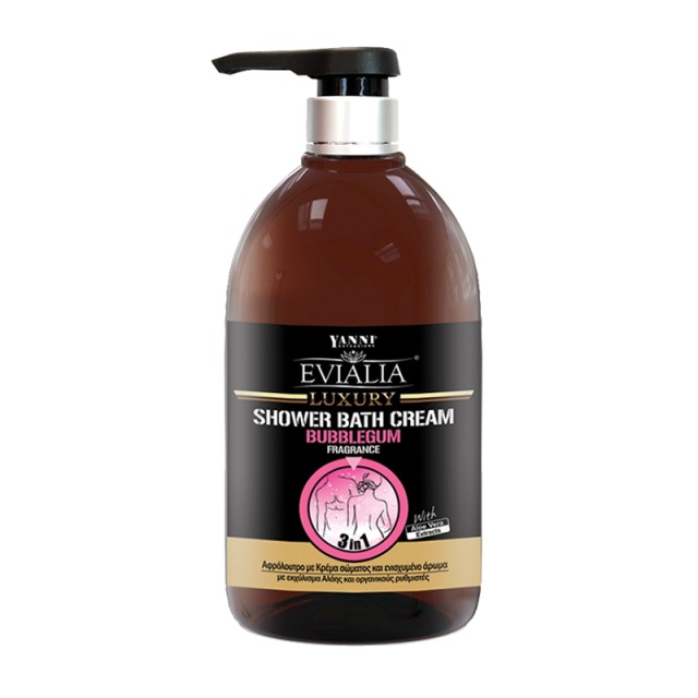 Evialia Shower Bath Cream Bubblegum, Αφρόλουτρο, 500ml