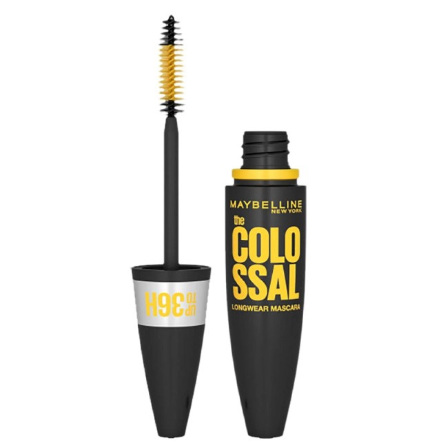 Maybelline The Colossal 36 Hours Longwear Waterproof Mascara Αδιάβροχη Μάσκαρα με Διάρκεια έως και 36 Ώρες, 10ml