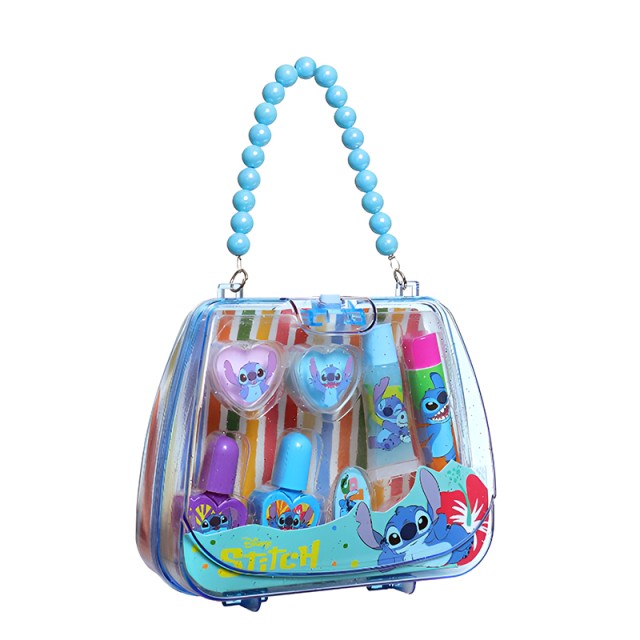 AirVal Lilo & Stitch Make Up Compact Bag, Παιδική Τσάντα Μακιγιάζ