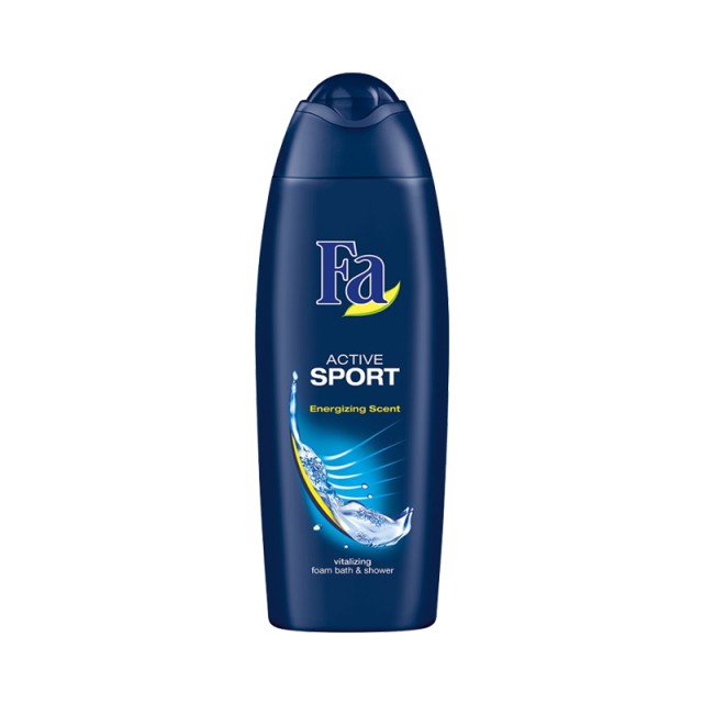 Fa Men Active Sport, Foam Bath & Shower, Αφρόλουτρο για Άνδρες, 750ml