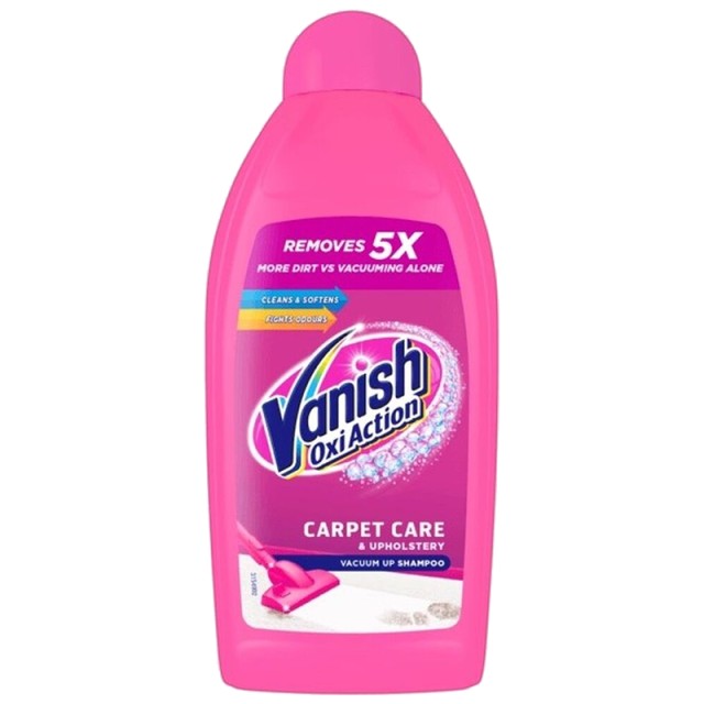 Vanish Oxi Action Carpet & Upholstery Shampoo, Υγρό Καθαριστικό Χαλιών & Καλυμμάτων 450ml