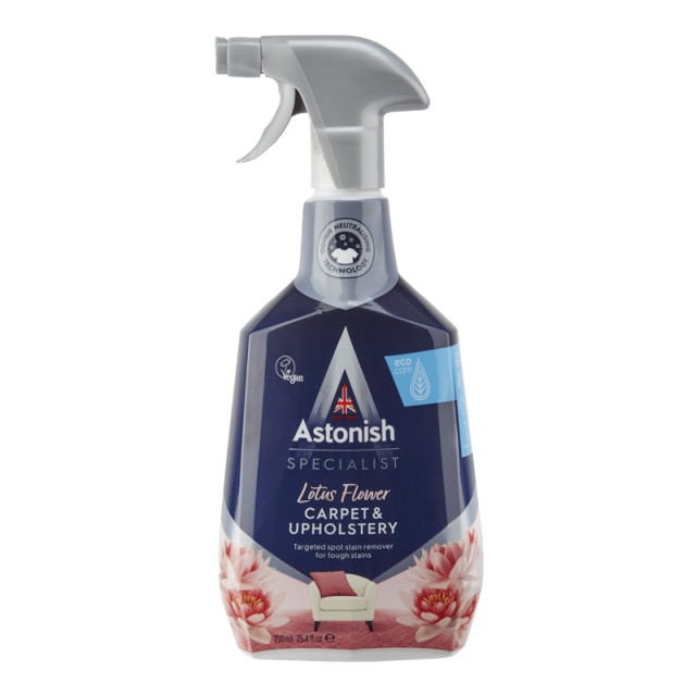 Astonish Lotus Flower Καθαριστικό Σπρέι Χαλιών και Καναπέδων, 750ml