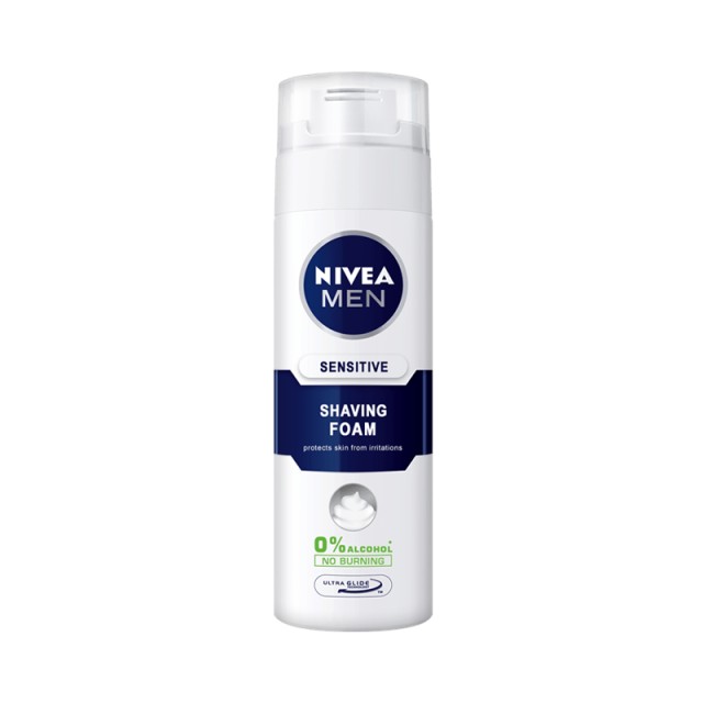 Nivea Men Sensitive, Ανδρικός Αφρός Ξυρίσματος, 250ml