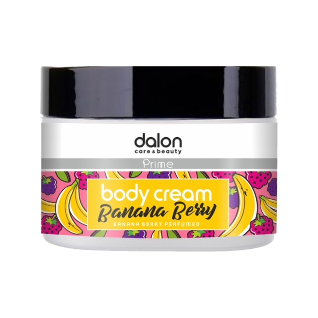 Dalon Prime Banana Berry Body cream, Ενυδατική Κρέμα Σώματος, 500ml