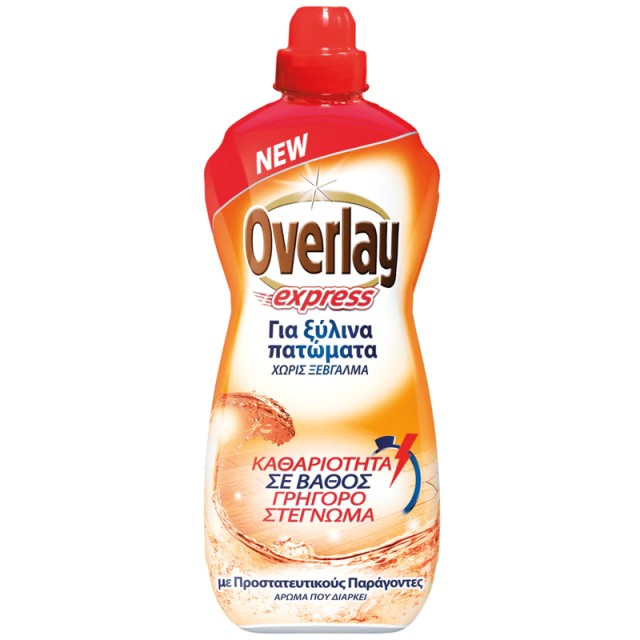 Overlay Express Καθαριστικό Υγρό Για Ξυλινα Πατώματα, 1lt
