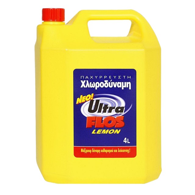 Flos Ultra Lemon, Xλωρίνη Παχύρευστη, 4lt