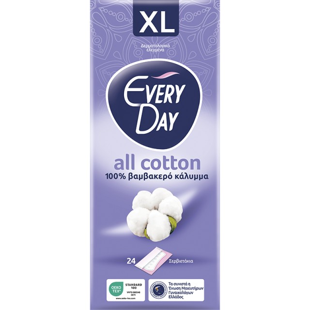 EveryDay All Cotton Σερβιετάκια XL 24 τεμ.