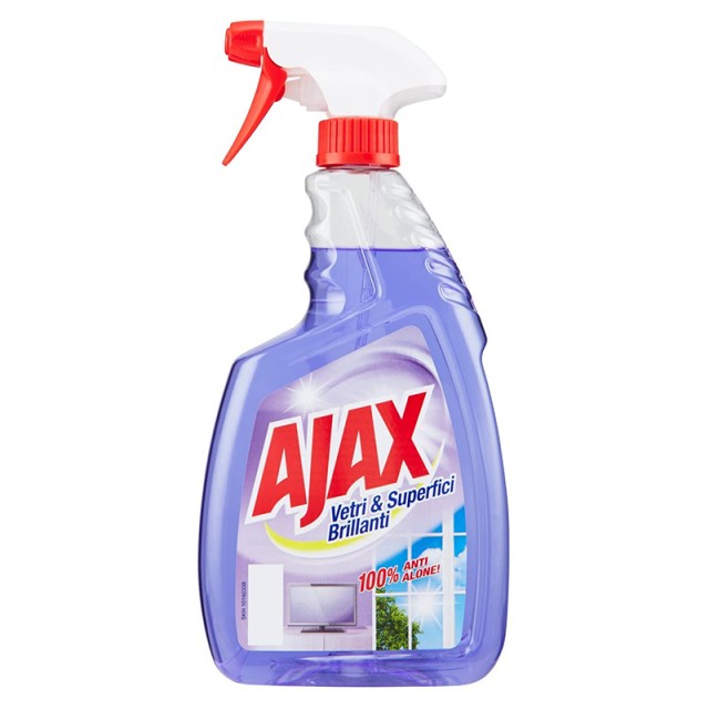 Ajax Superfici Brillanti, Καθαριστικό Σπρέι για Τζάμια & Επιφάνειες, 750ml