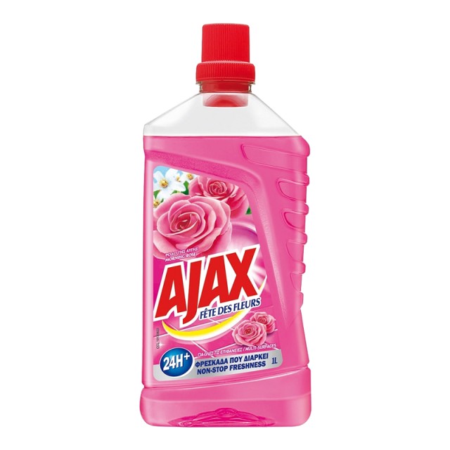 Ajax Fête des Fleurs Ρόδο της Αυγής, Καθαριστικό Πατώματος Με Αιθέρια Έλαια 1lt