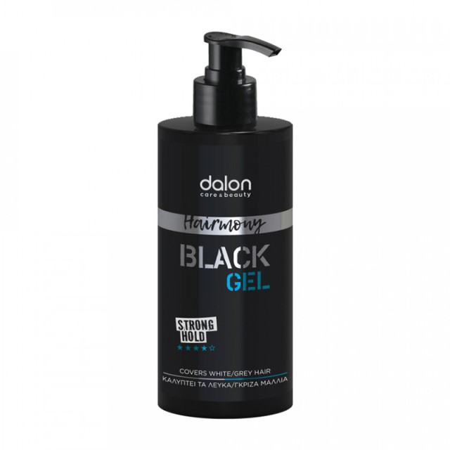 Dalon Hairmony Black Gel, Gel Διαμόρφωσης Μαλλιών με Μαύρο Χρώμα 300ml